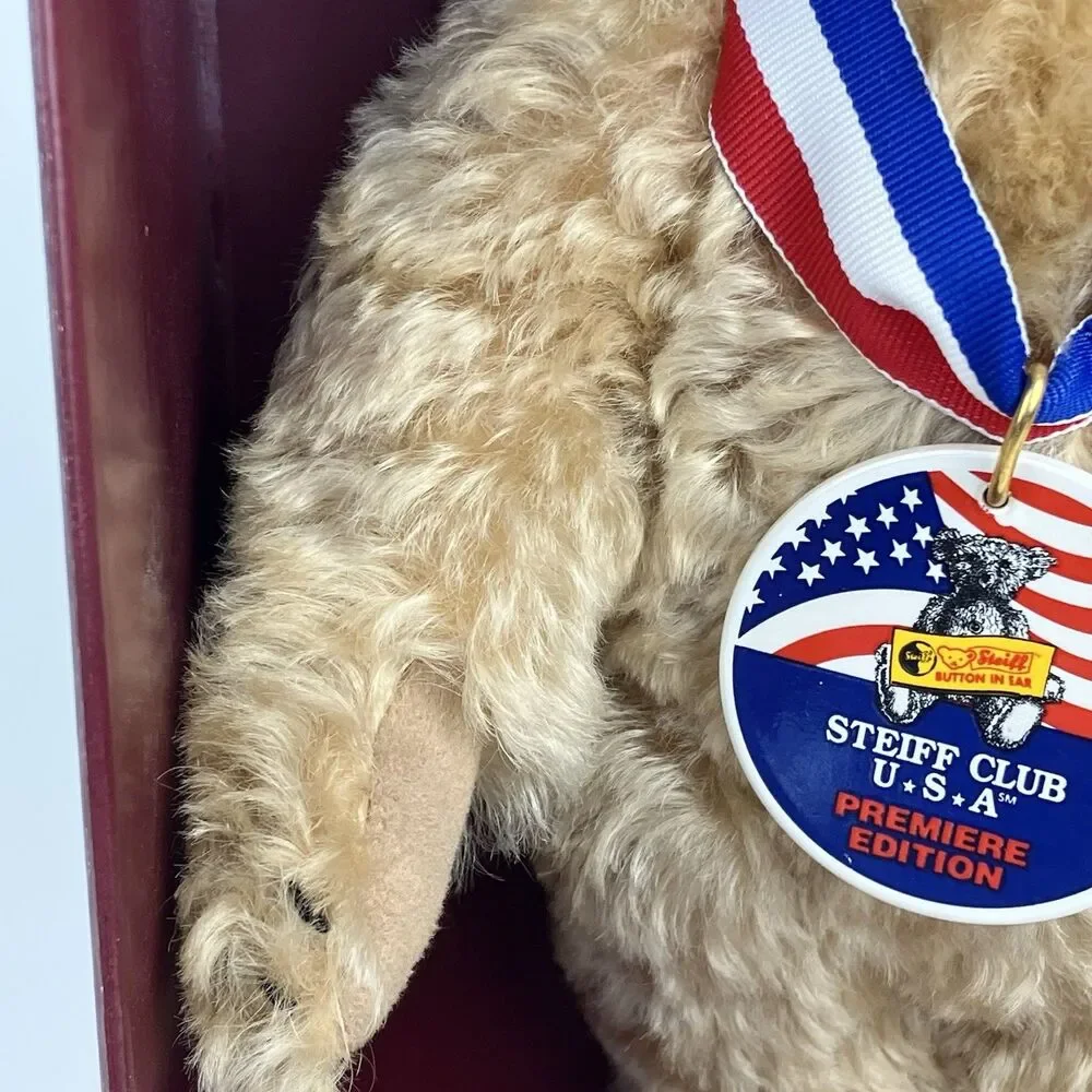 Steiff USA Sam Teddy Bear 1993 | /w Box 28 cm Premiere Edition #2875 (420801)